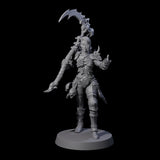 Gesturing Armoured Necromancer Miniature for Dungeons and Dragons, Pathfinder or other TTRPGs