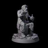 Gesturing Human Storyteller Miniature for Dungeons and Dragons, Pathfinder or other TTRPGs