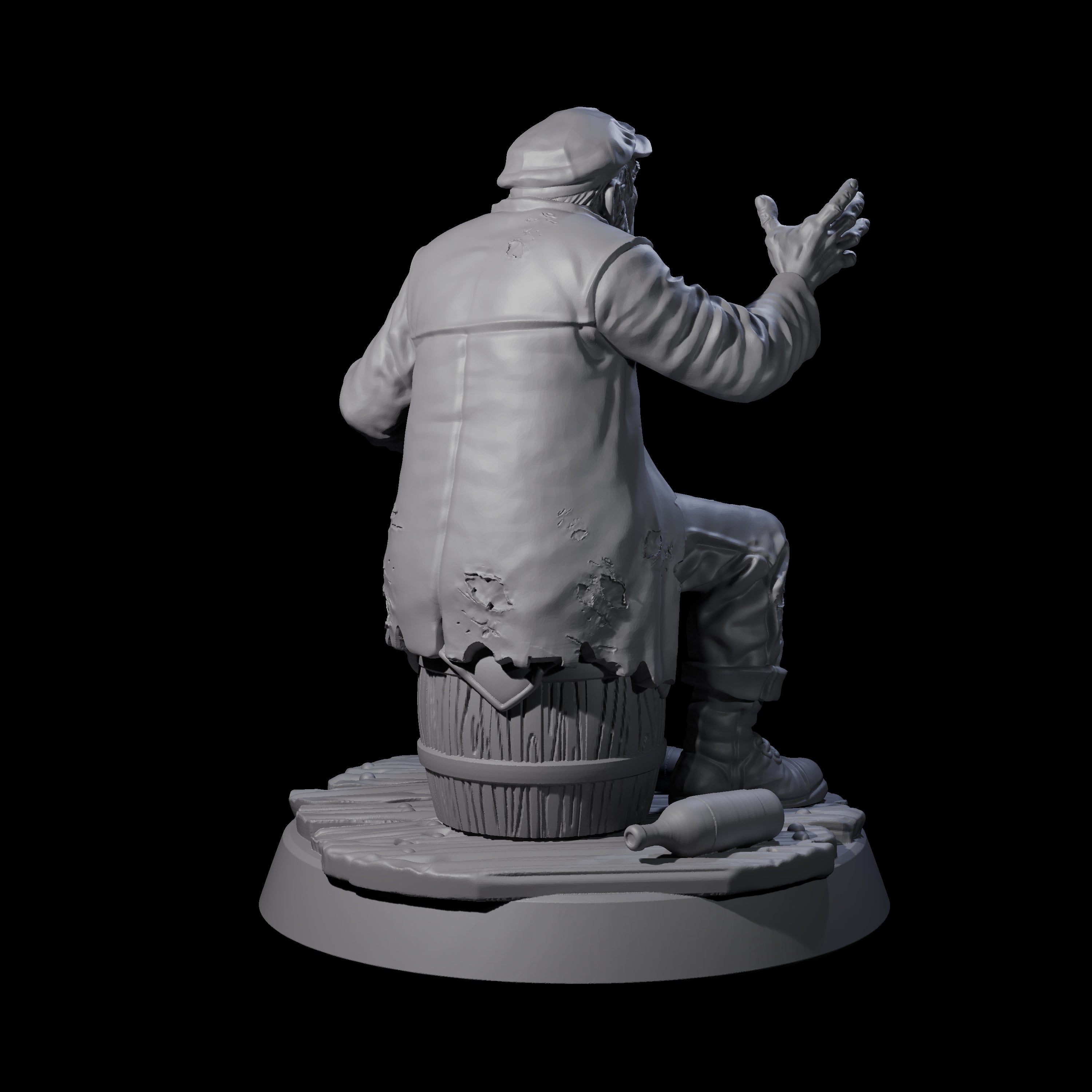 Gesturing Human Storyteller Miniature for Dungeons and Dragons, Pathfinder or other TTRPGs