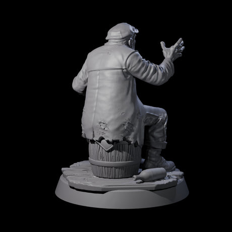 Gesturing Human Storyteller Miniature for Dungeons and Dragons, Pathfinder or other TTRPGs