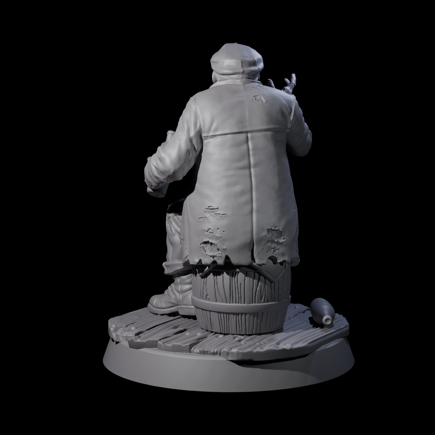 Gesturing Human Storyteller Miniature for Dungeons and Dragons, Pathfinder or other TTRPGs