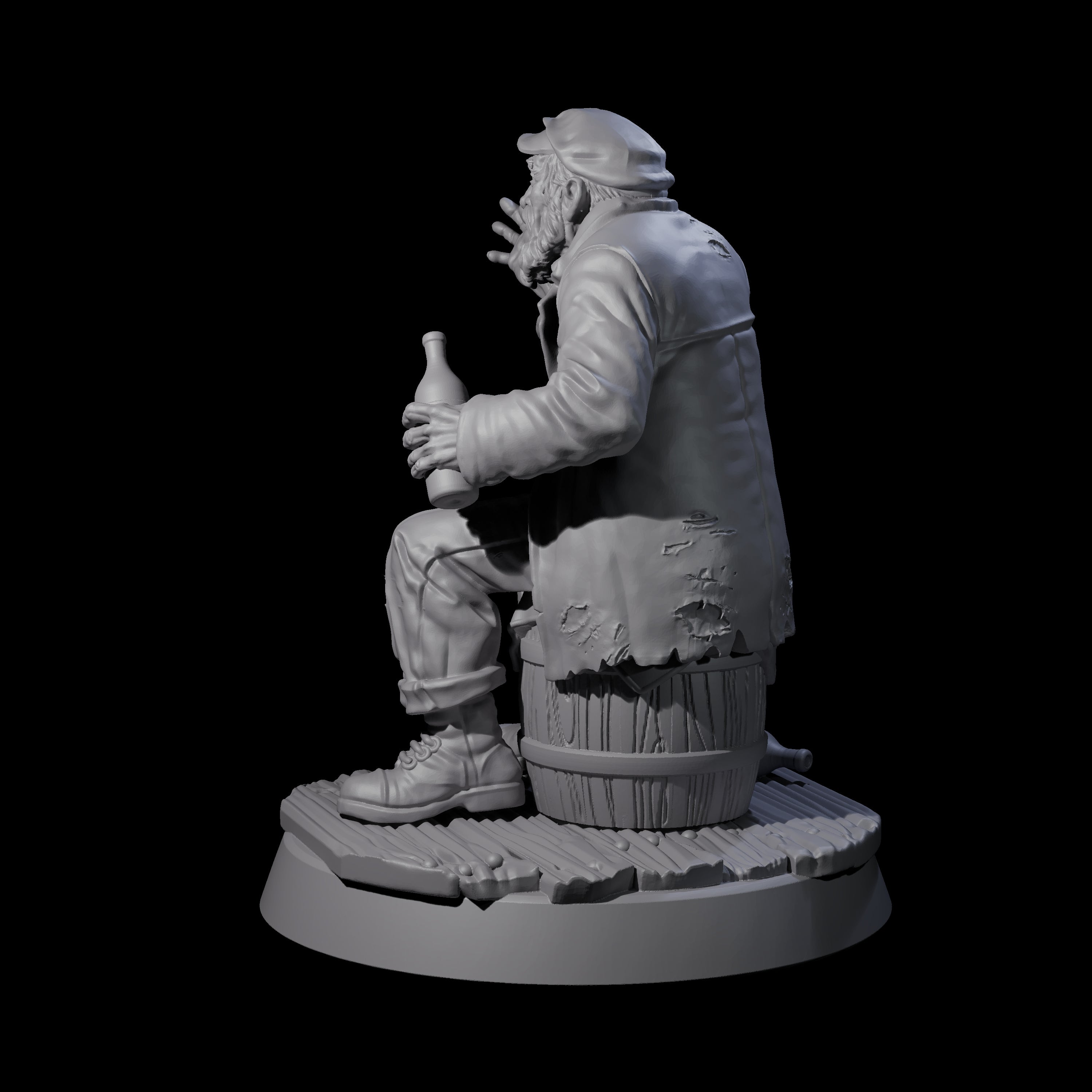 Gesturing Human Storyteller Miniature for Dungeons and Dragons, Pathfinder or other TTRPGs