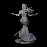 Gesturing Regal Queen Miniature for Dungeons and Dragons, Pathfinder or other TTRPGs