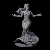 Gesturing Regal Queen Miniature for Dungeons and Dragons, Pathfinder or other TTRPGs