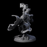 Gesturing Warrior Priest Miniature for Dungeons and Dragons, Pathfinder or other TTRPGs
