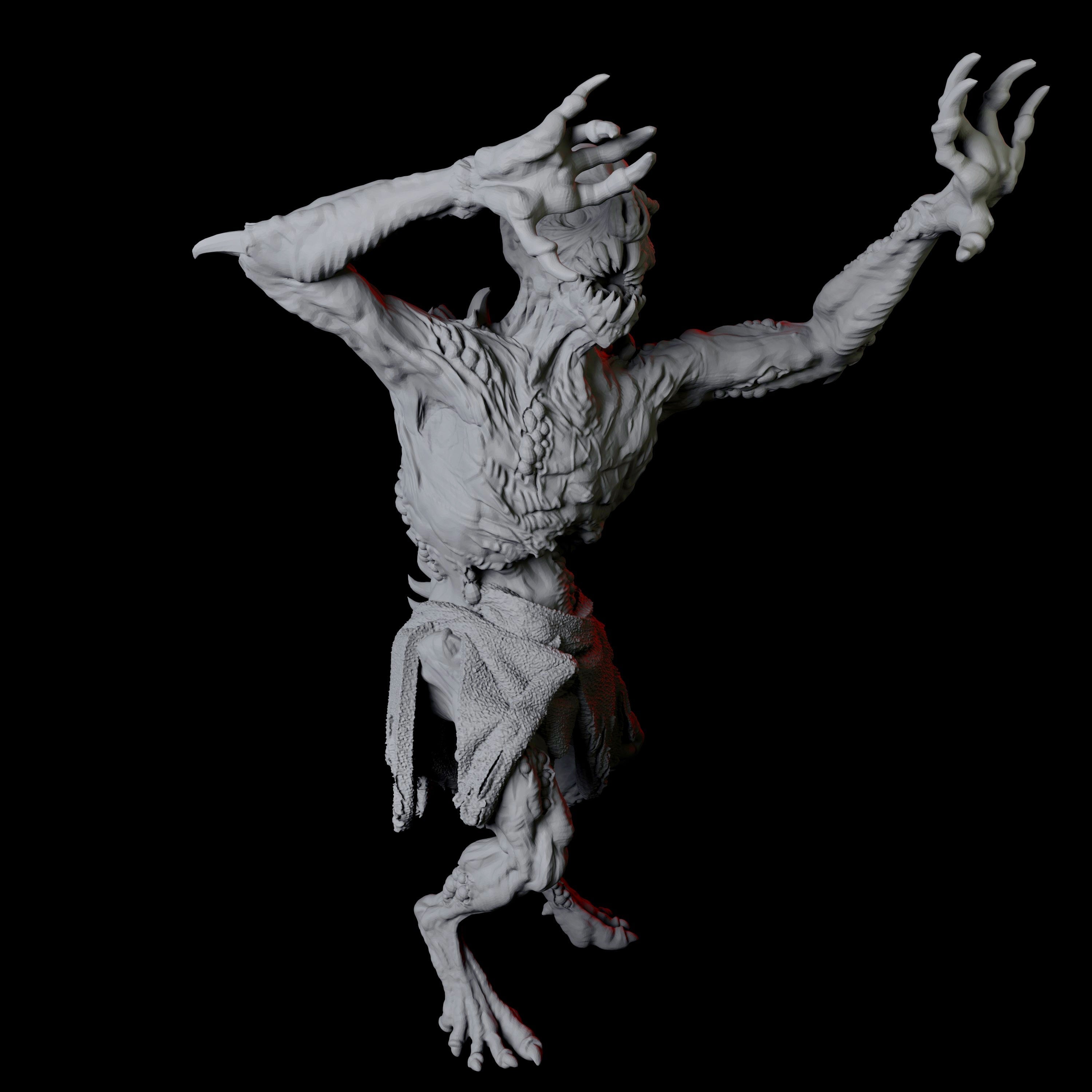 Ghoul Miniature B for Dungeons and Dragons - Myth Forged