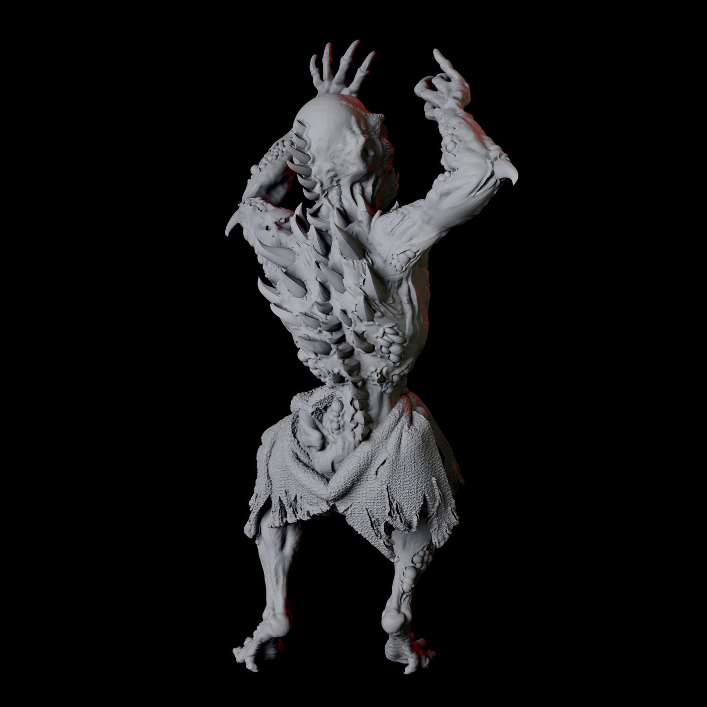 Ghoul B Miniature for Dungeons and Dragons, Pathfinder or other TTRPGs