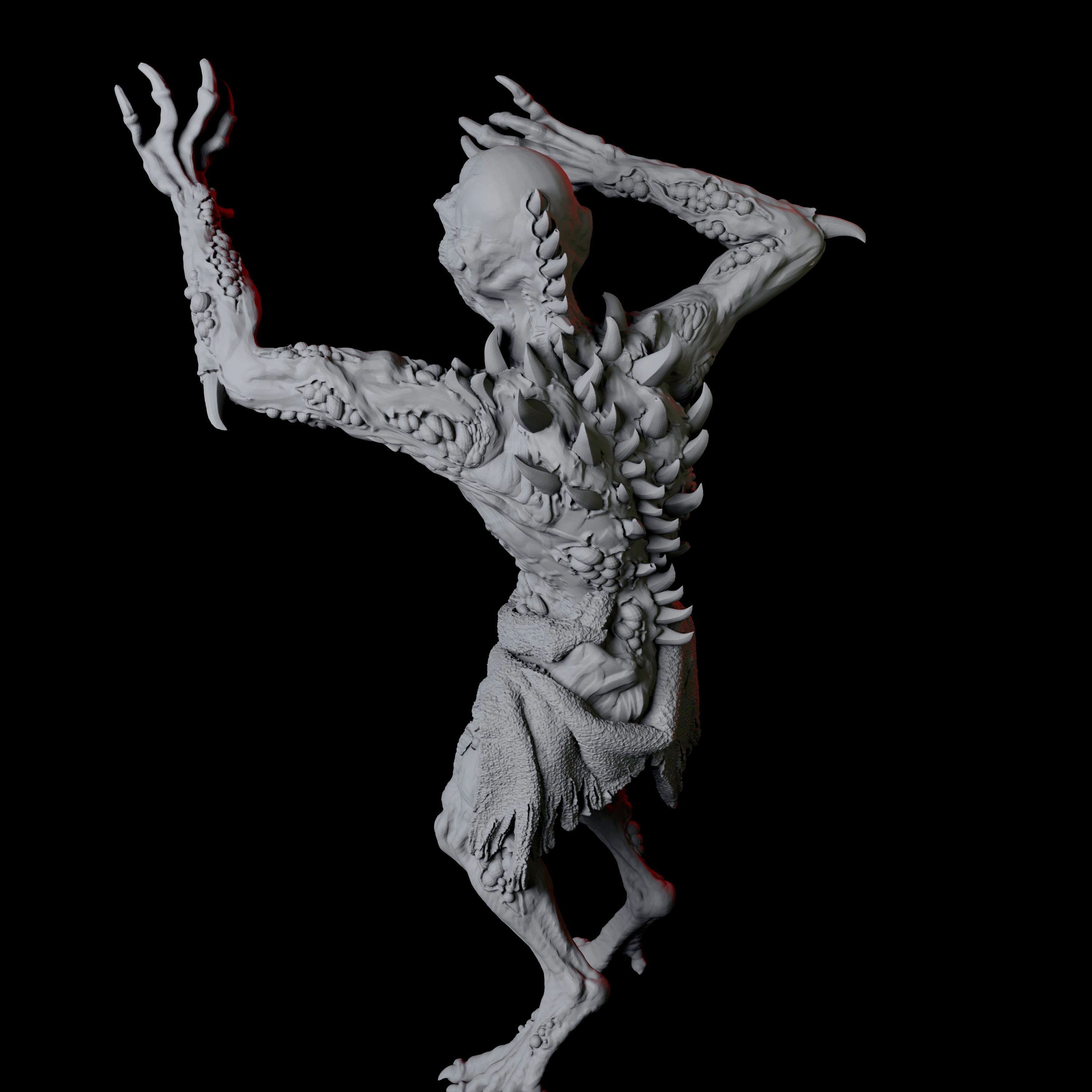 Ghoul Miniature B for Dungeons and Dragons - Myth Forged