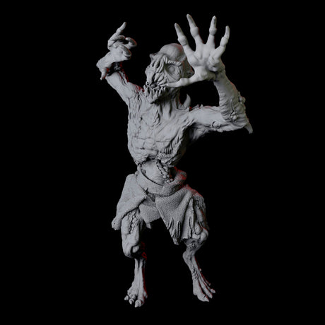 Ghoul B Miniature for Dungeons and Dragons, Pathfinder or other TTRPGs