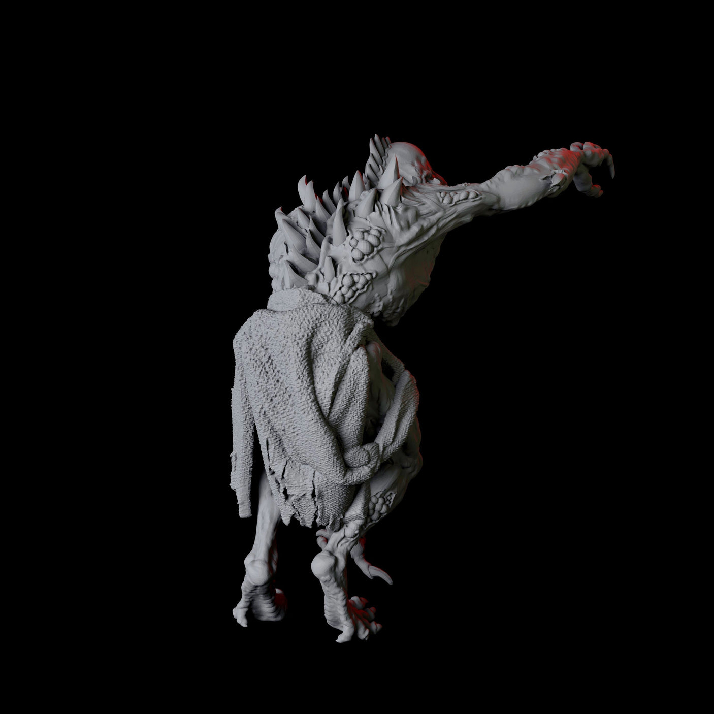 Ghoul C Miniature for Dungeons and Dragons, Pathfinder or other TTRPGs