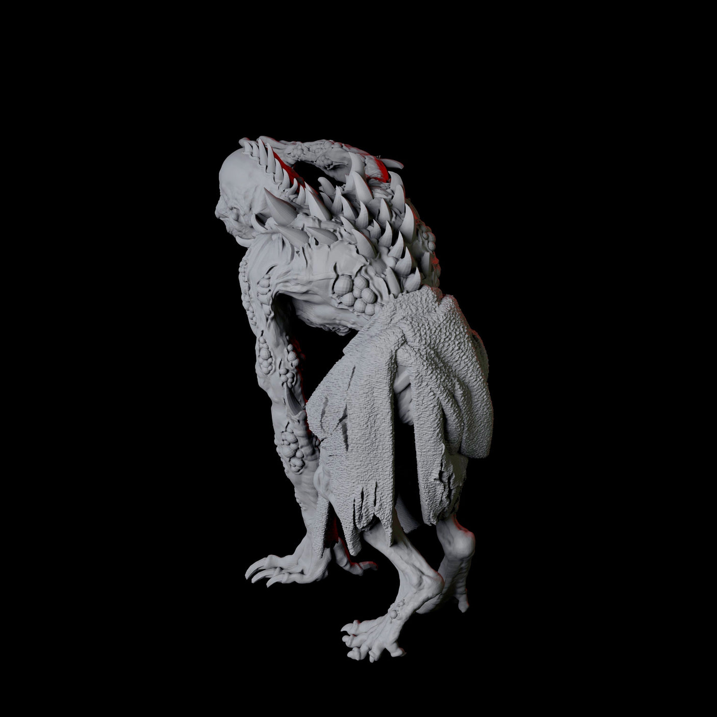 Ghoul C Miniature for Dungeons and Dragons, Pathfinder or other TTRPGs