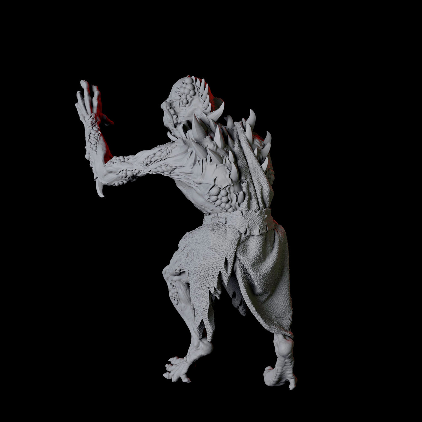 Ghoul D Miniature for Dungeons and Dragons, Pathfinder or other TTRPGs