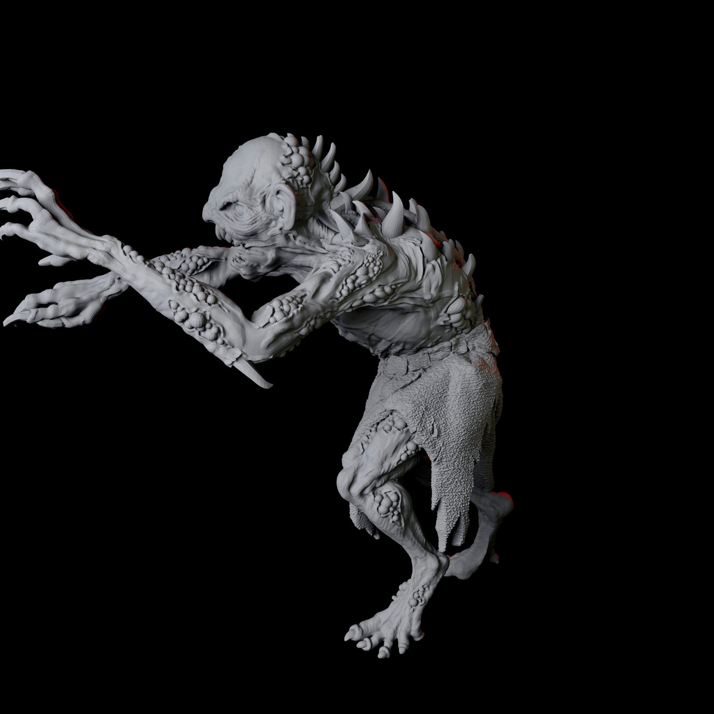 Ghoul D Miniature for Dungeons and Dragons, Pathfinder or other TTRPGs