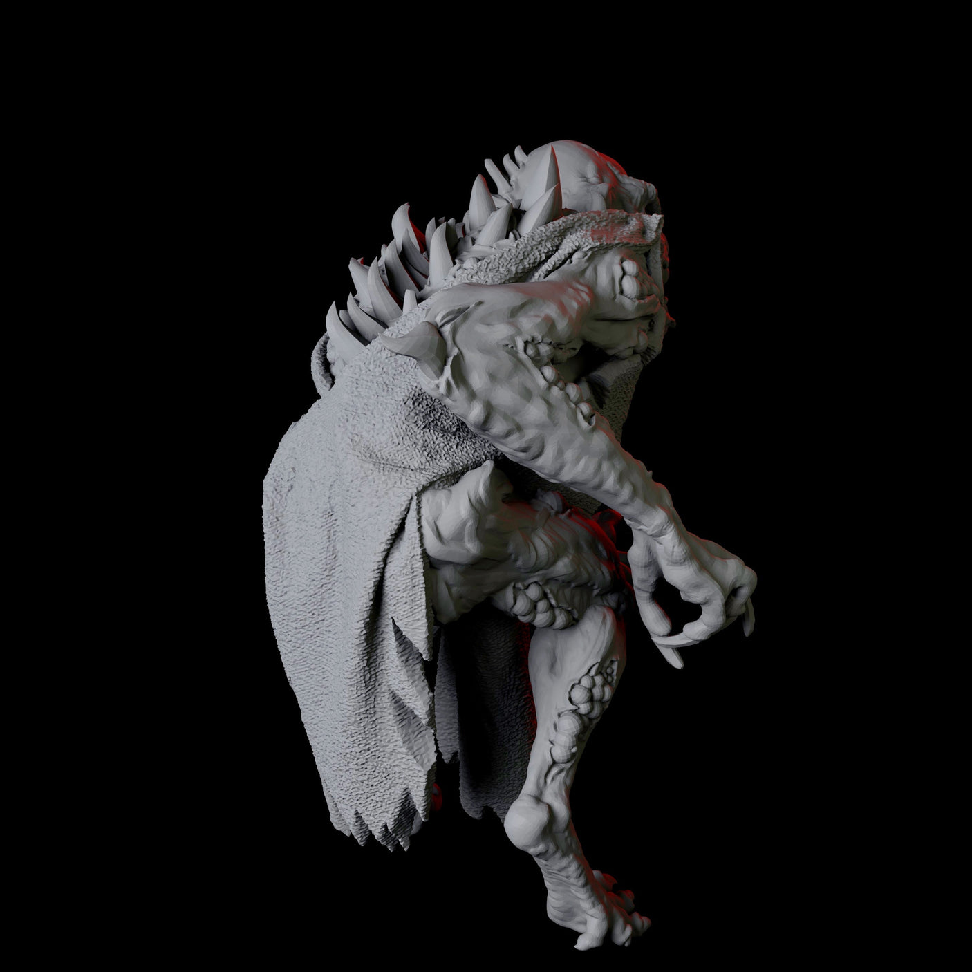 Ghoul E Miniature for Dungeons and Dragons, Pathfinder or other TTRPGs