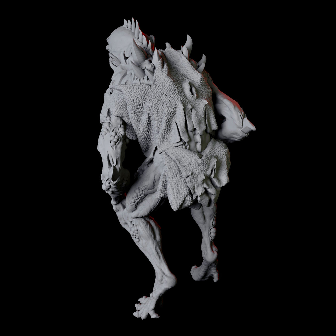 Ghoul F Miniature for Dungeons and Dragons, Pathfinder or other TTRPGs