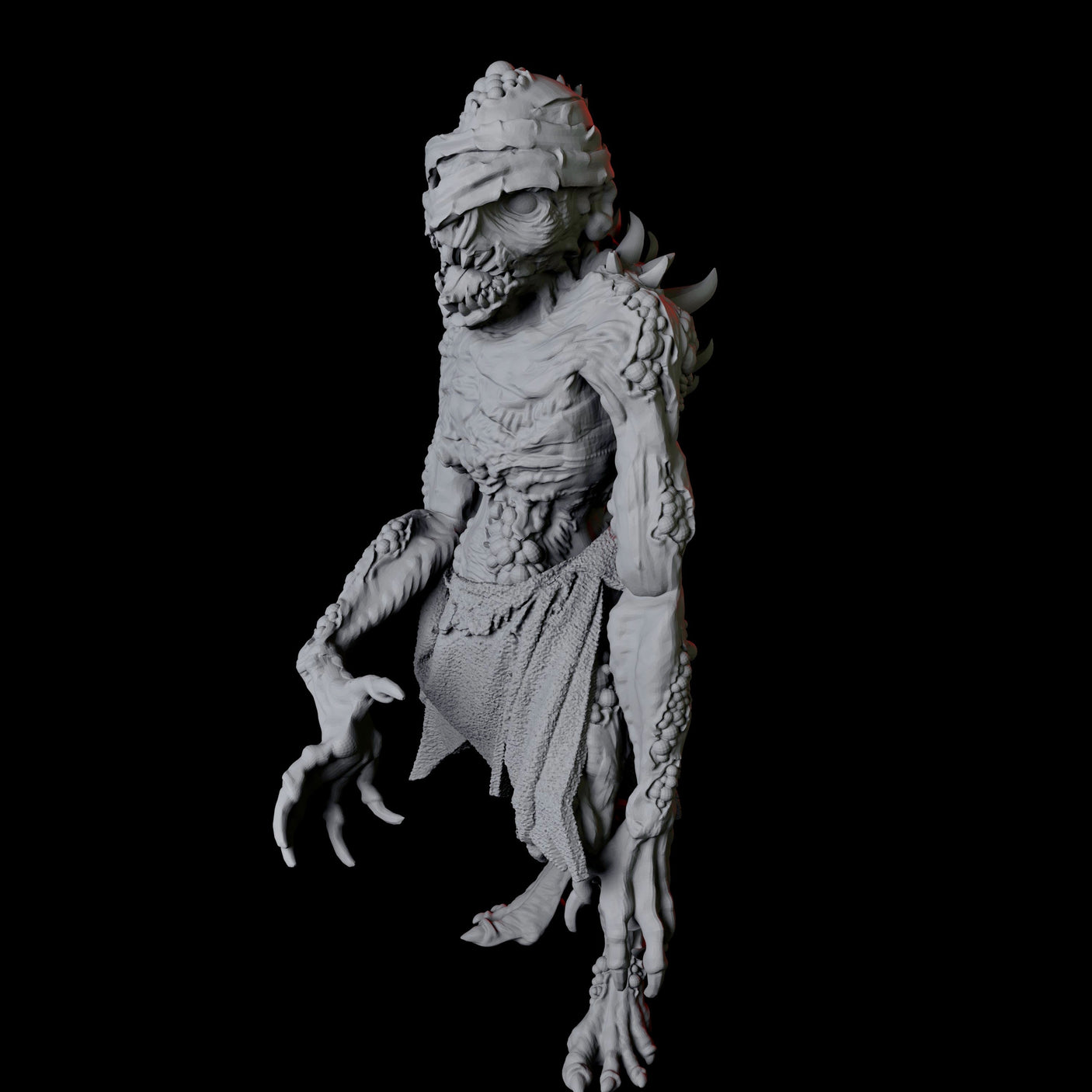 Ghoul G Miniature for Dungeons and Dragons, Pathfinder or other TTRPGs