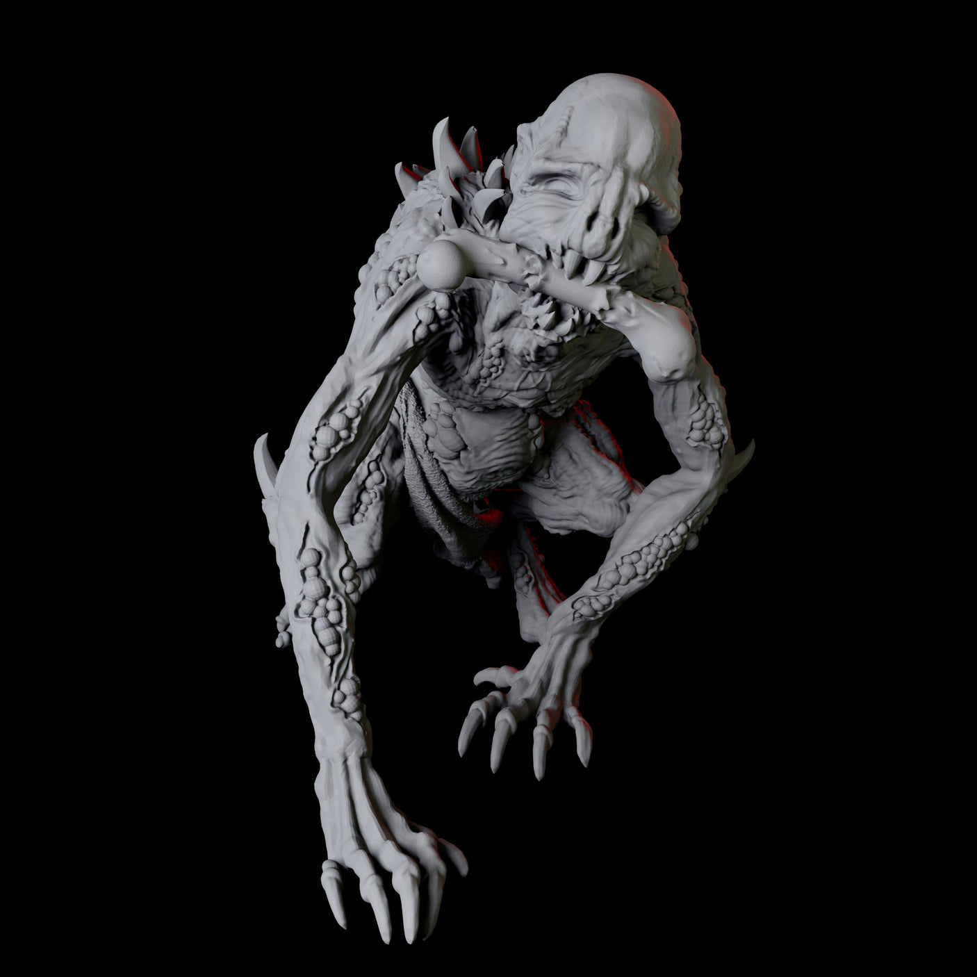 Ghoul H Miniature for Dungeons and Dragons, Pathfinder or other TTRPGs