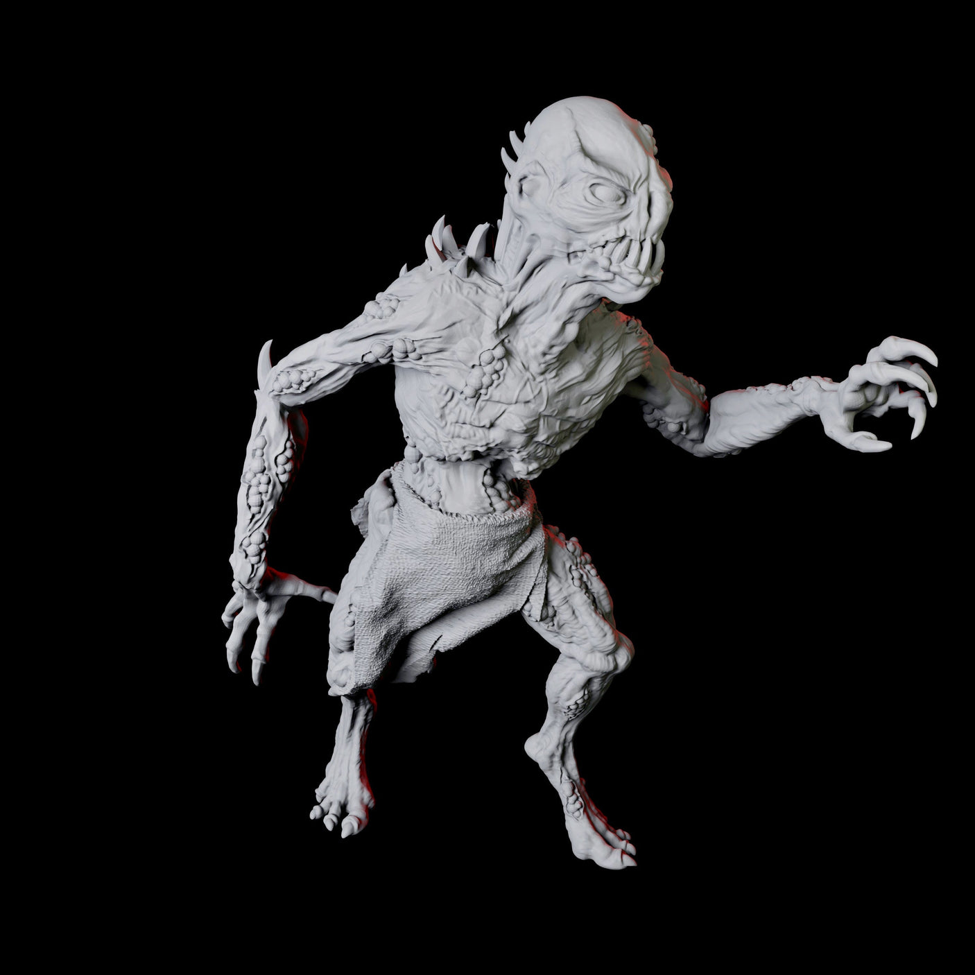 Ghoul I Miniature for Dungeons and Dragons, Pathfinder or other TTRPGs