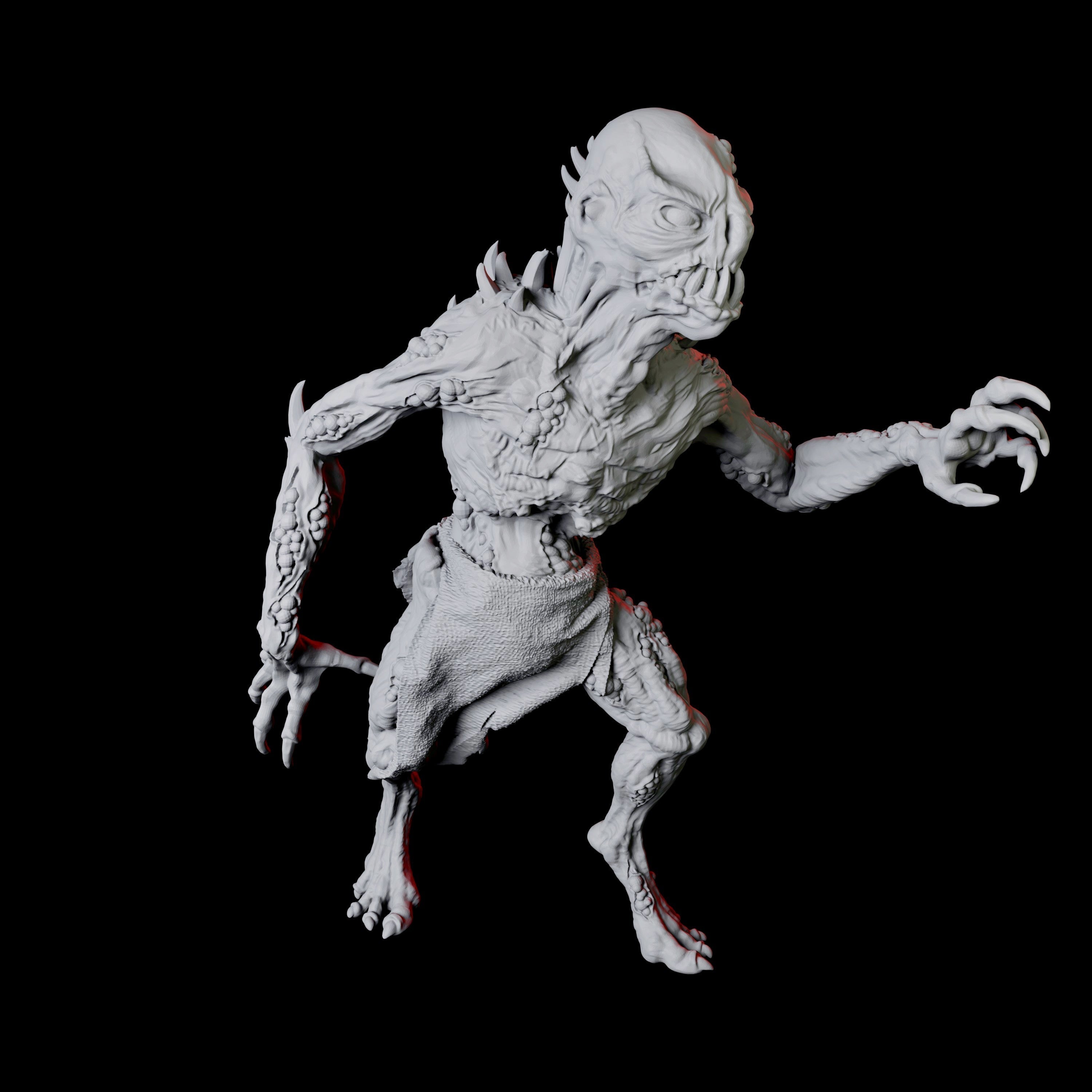 Ghoul Miniature I for Dungeons and Dragons - Myth Forged