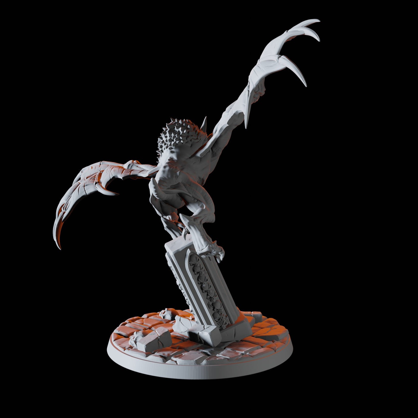Giant Bat A Miniature for Dungeons and Dragons, Pathfinder or other TTRPGs