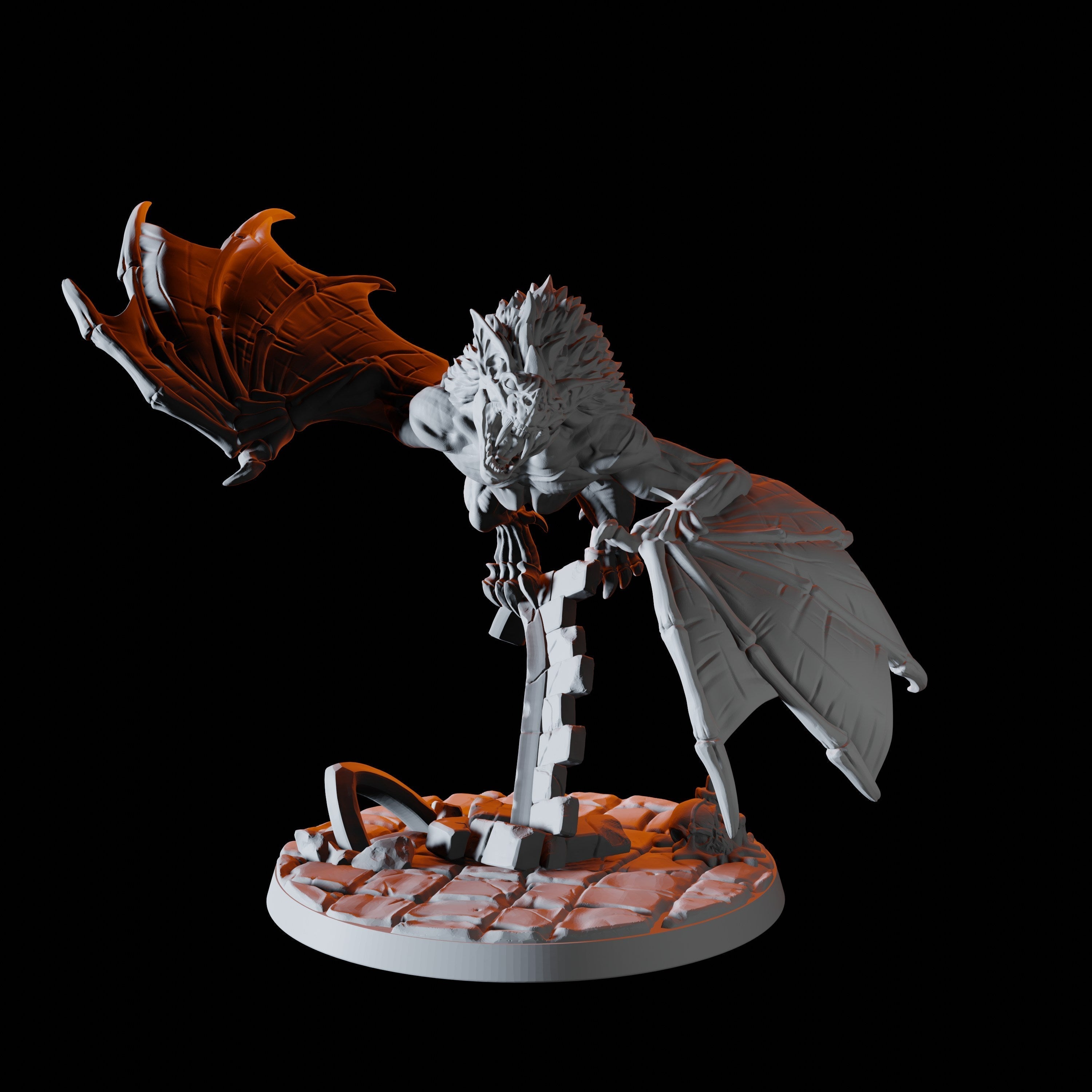 Giant Bat Miniature for Dungeons and Dragons - Myth Forged