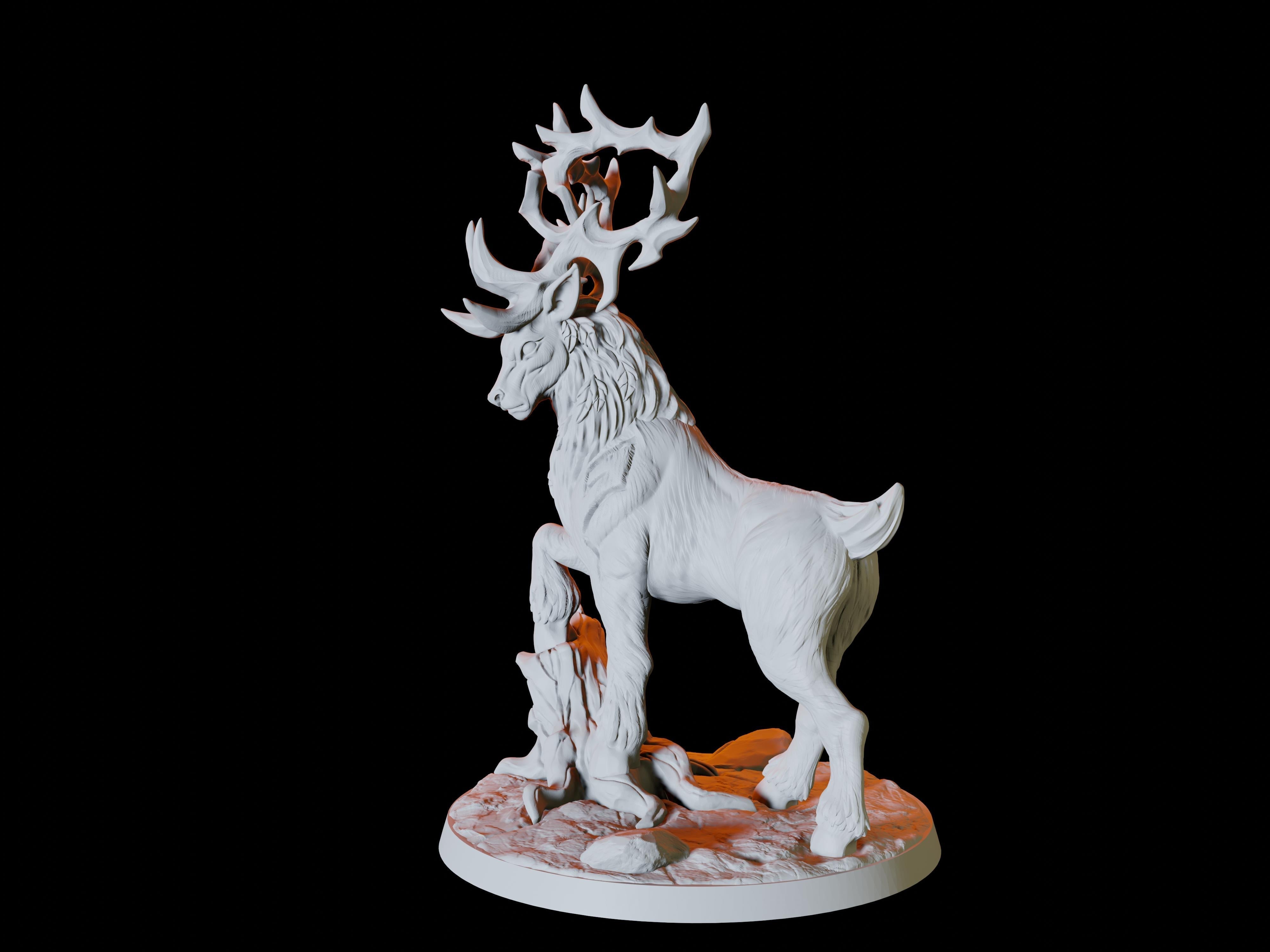 Giant Elk or Deer Miniature for Dungeons and Dragons - Myth Forged