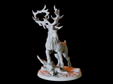 Giant Elk or Deer Miniature for Dungeons and Dragons, Pathfinder or other TTRPGs