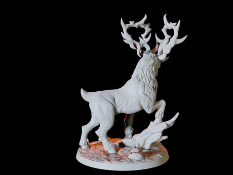 Giant Elk or Deer Miniature for Dungeons and Dragons, Pathfinder or other TTRPGs