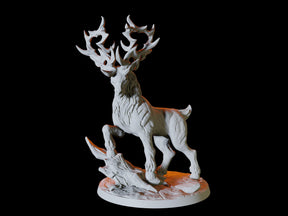 Giant Elk or Deer Miniature for Dungeons and Dragons, Pathfinder or other TTRPGs