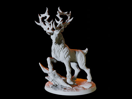 Giant Elk or Deer Miniature for Dungeons and Dragons, Pathfinder or other TTRPGs