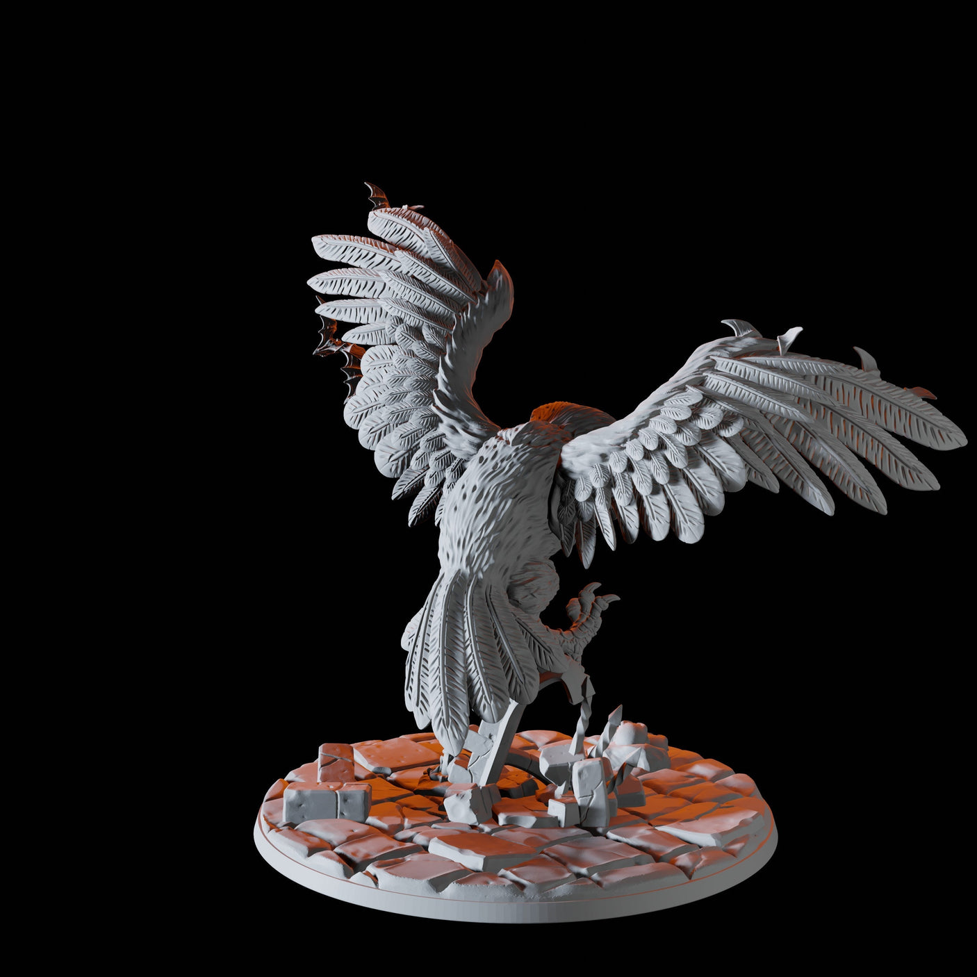 Giant Owl Miniature for Dungeons and Dragons, Pathfinder or other TTRPGs
