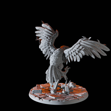 Giant Owl Miniature for Dungeons and Dragons, Pathfinder or other TTRPGs