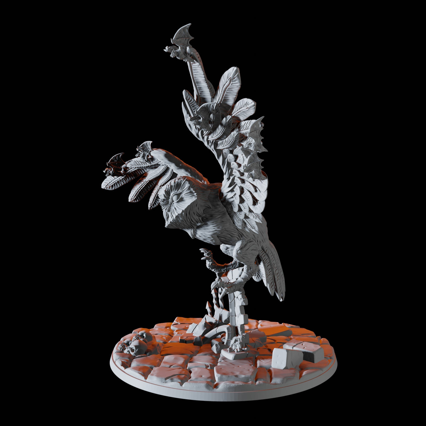 Giant Owl Miniature for Dungeons and Dragons, Pathfinder or other TTRPGs