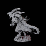 Giant Ratfolk Barbarian A Miniature for Dungeons and Dragons, Pathfinder or other TTRPGs
