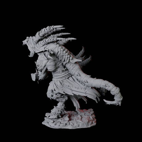 Giant Ratfolk Barbarian A Miniature for Dungeons and Dragons, Pathfinder or other TTRPGs