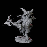 Giant Ratfolk Barbarian A Miniature for Dungeons and Dragons, Pathfinder or other TTRPGs
