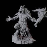 Giant Ratfolk Barbarian B Miniature for Dungeons and Dragons, Pathfinder or other TTRPGs
