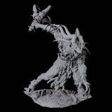 Giant Ratfolk Barbarian C Miniature for Dungeons and Dragons, Pathfinder or other TTRPGs
