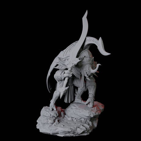 Giant Scarab Warrior A Miniature for Dungeons and Dragons, Pathfinder or other TTRPGs