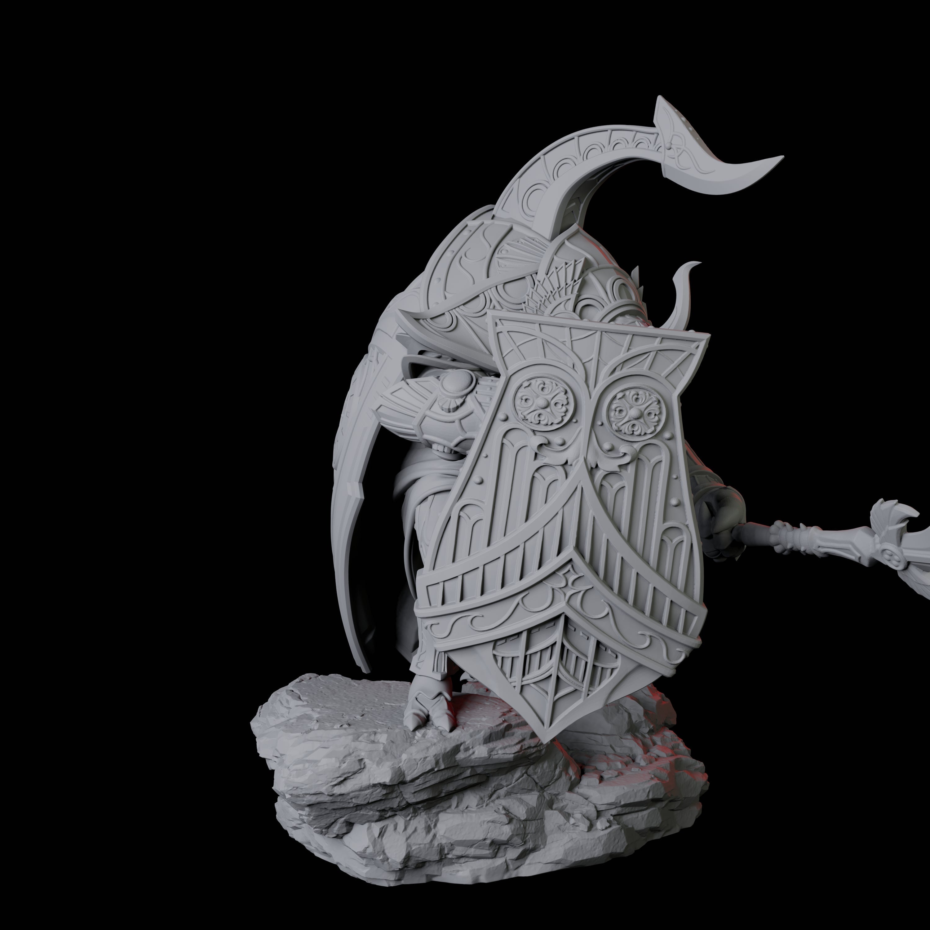 Giant Scarab Warrior B Miniature for Dungeons and Dragons, Pathfinder or other TTRPGs