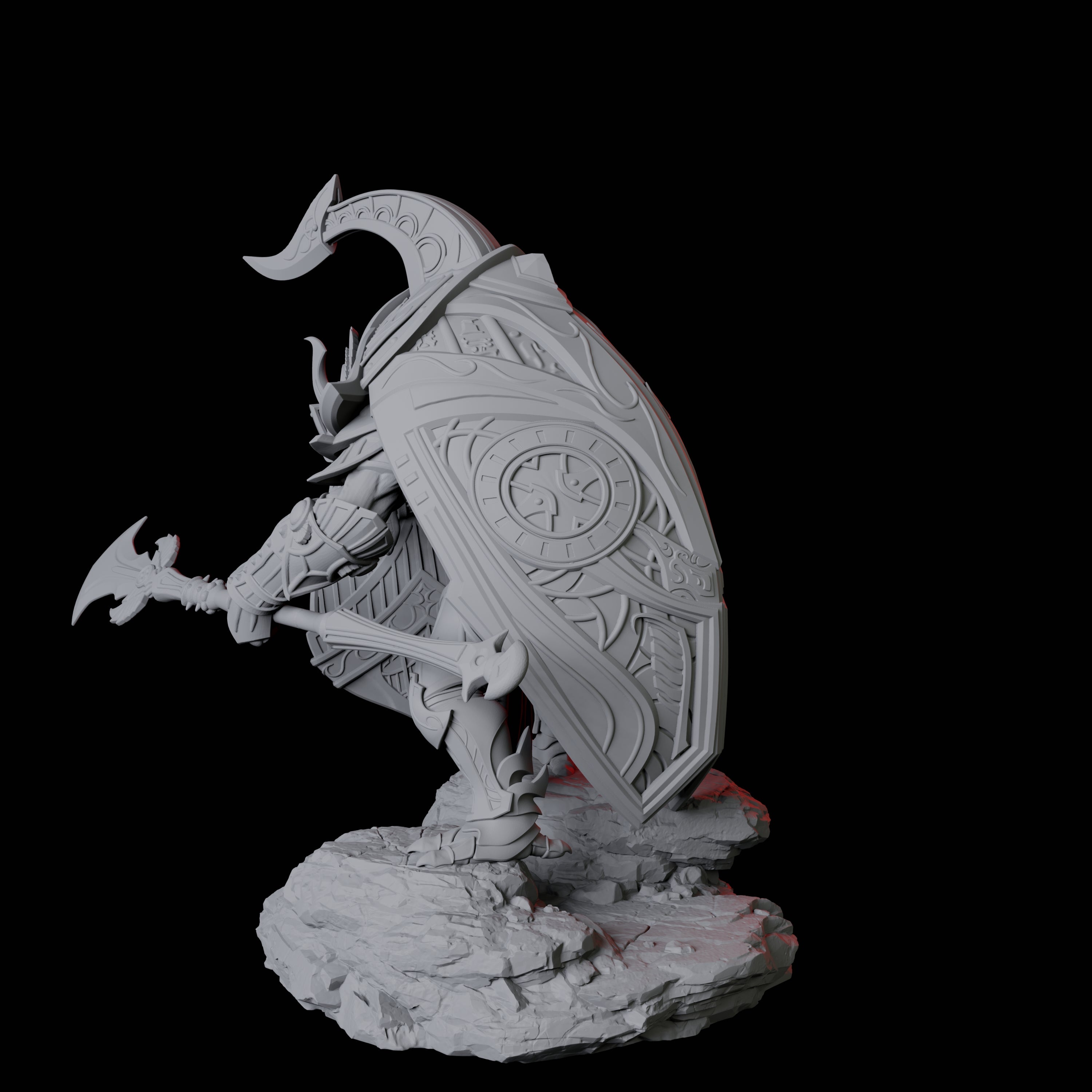 Giant Scarab Warrior B Miniature for Dungeons and Dragons, Pathfinder or other TTRPGs