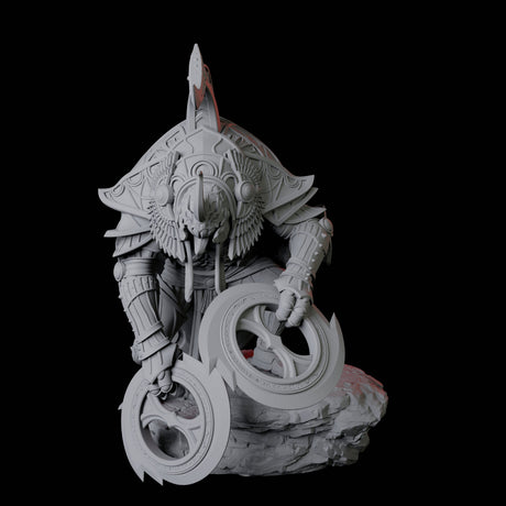 Giant Scarab Warrior C Miniature for Dungeons and Dragons, Pathfinder or other TTRPGs