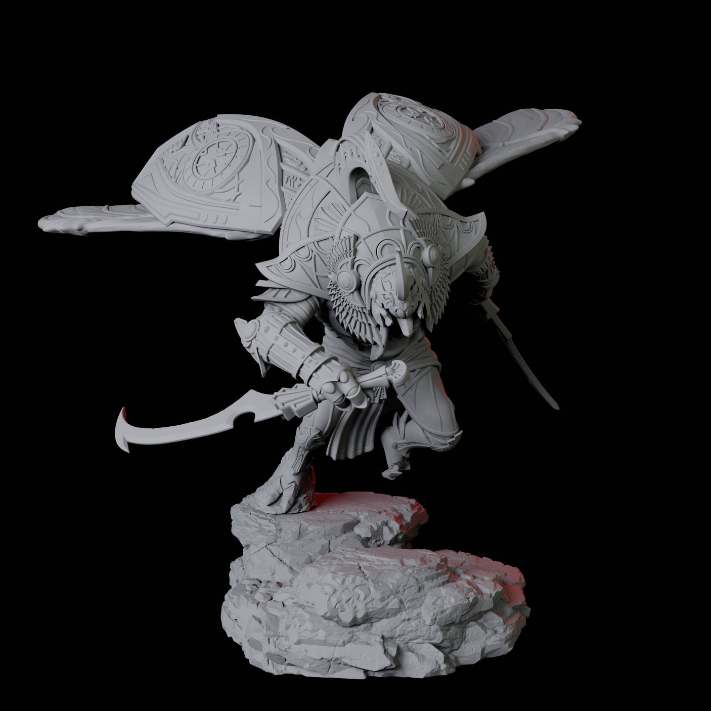 Giant Scarab Warrior D Miniature for Dungeons and Dragons, Pathfinder or other TTRPGs