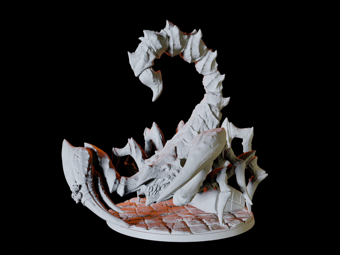 Giant Scorpion Miniature for Dungeons and Dragons, Pathfinder or other TTRPGs