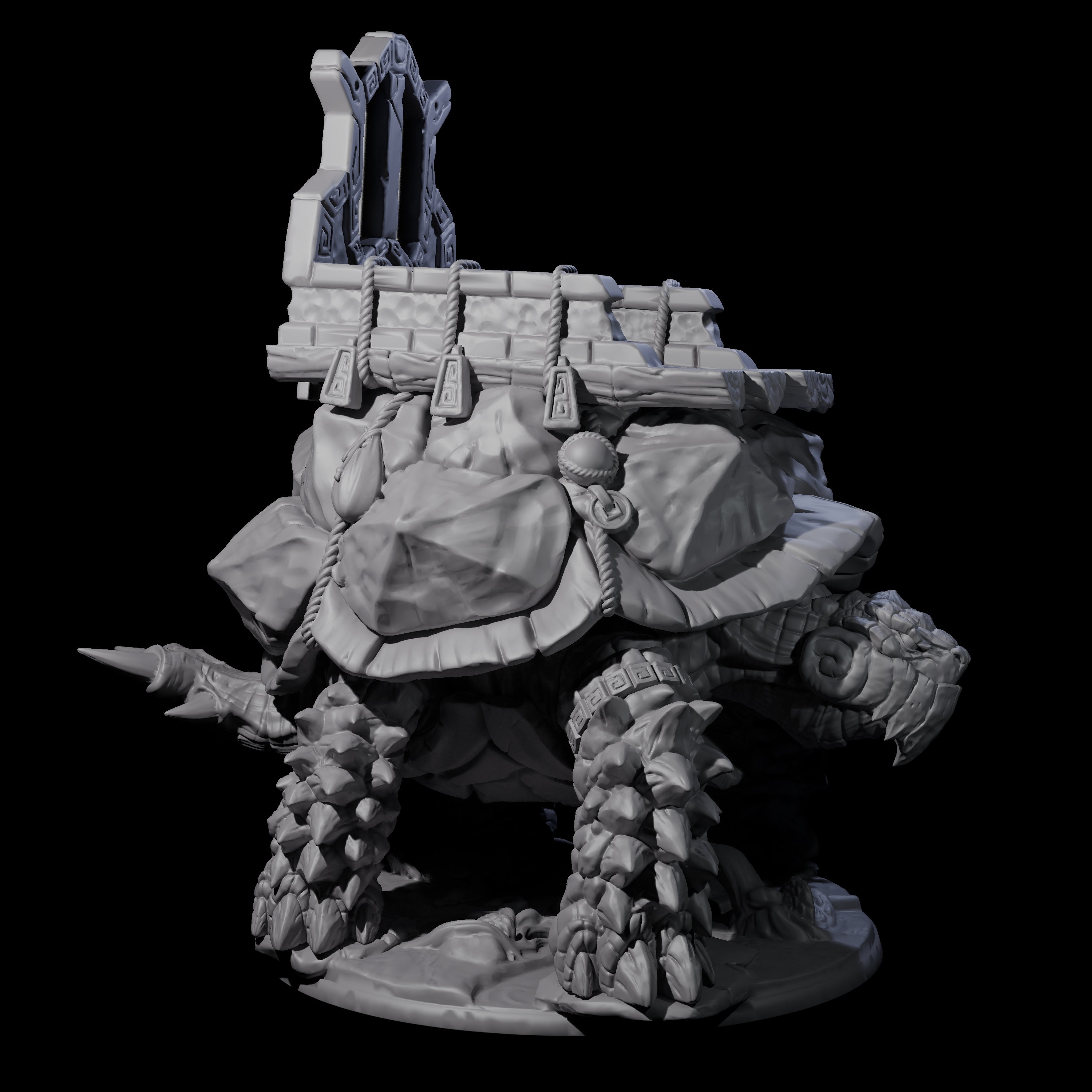 Giant Snapping Turtle Miniature for Dungeons and Dragons, Pathfinder or other TTRPGs