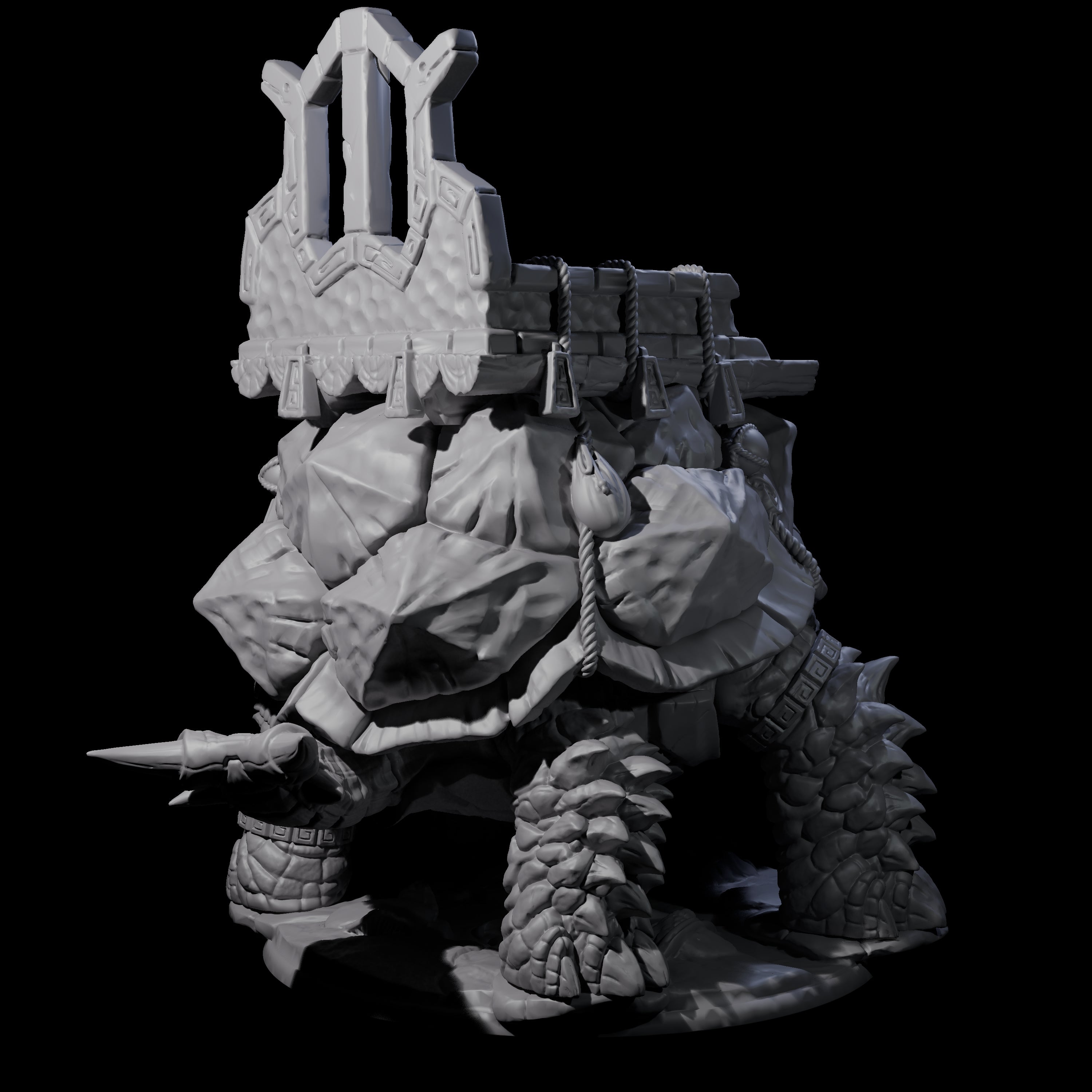 Giant Snapping Turtle Miniature for Dungeons and Dragons, Pathfinder or other TTRPGs