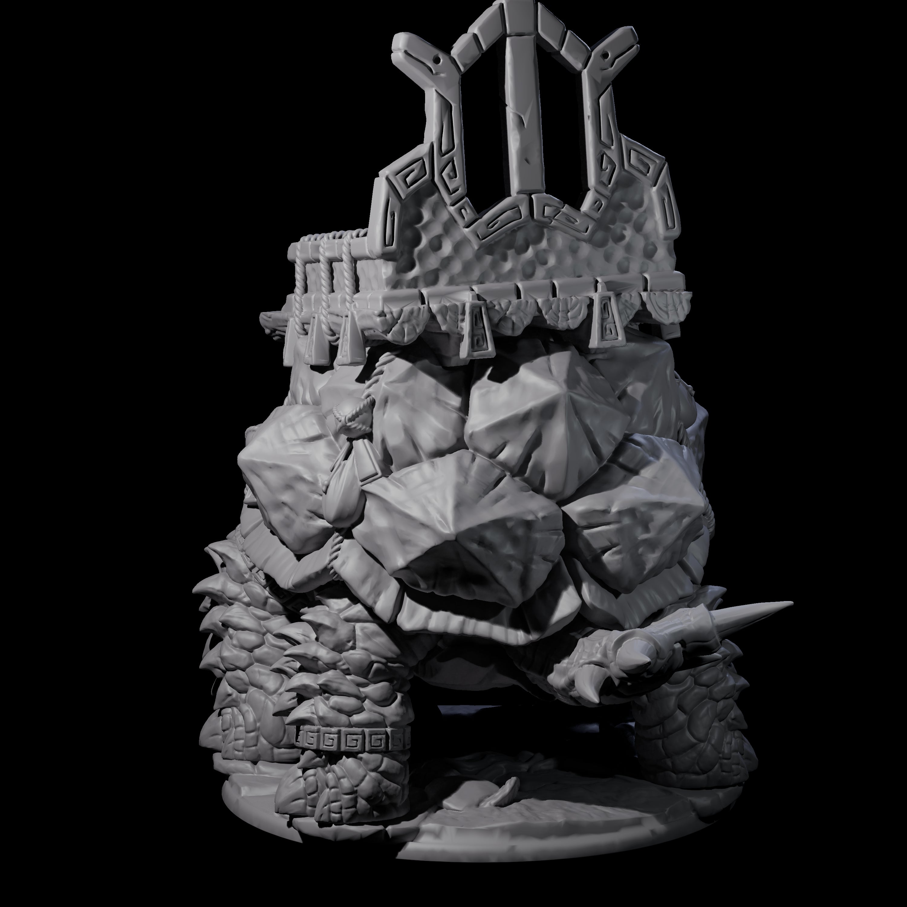 Giant Snapping Turtle Miniature for Dungeons and Dragons, Pathfinder or other TTRPGs