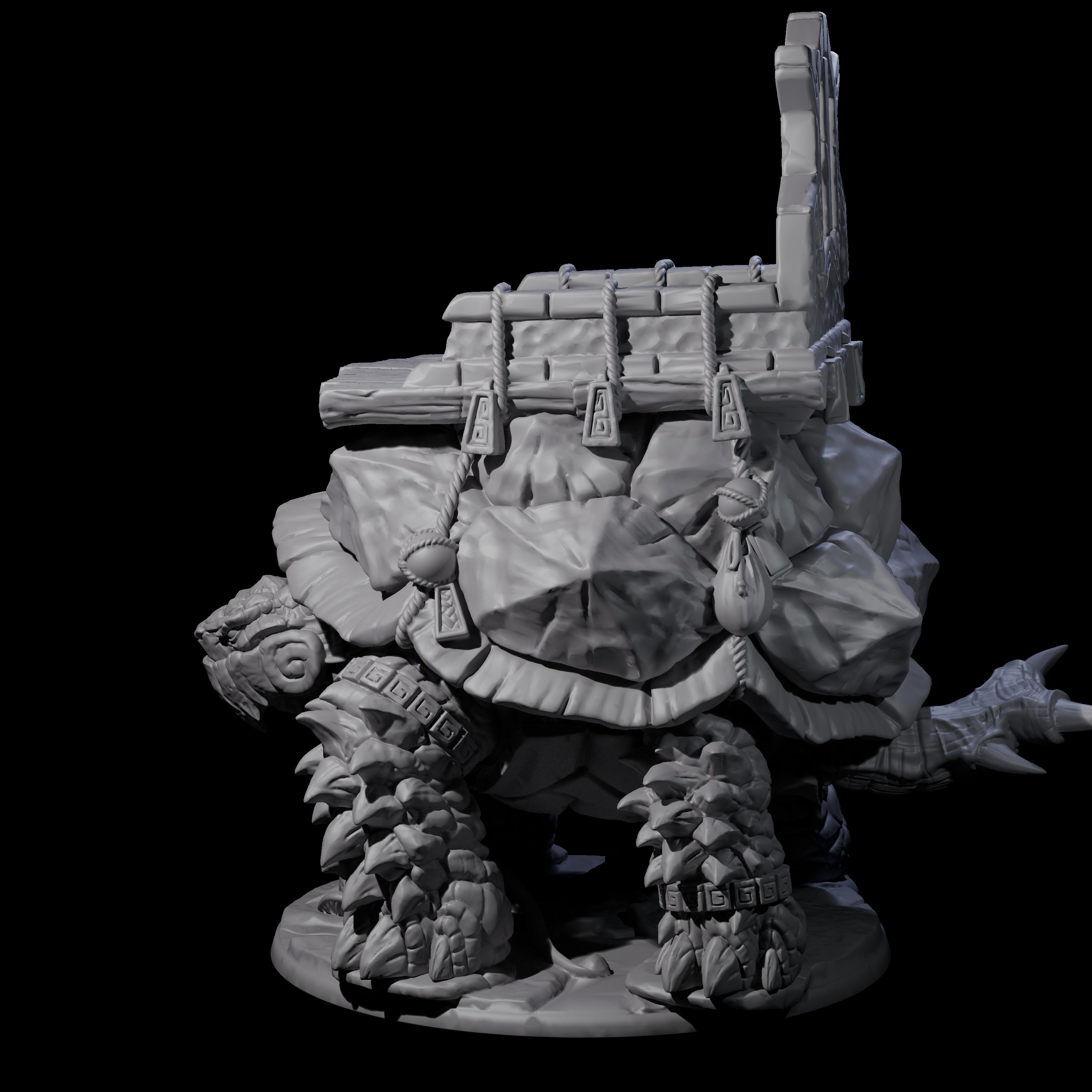 Giant Snapping Turtle Miniature for Dungeons and Dragons, Pathfinder or other TTRPGs