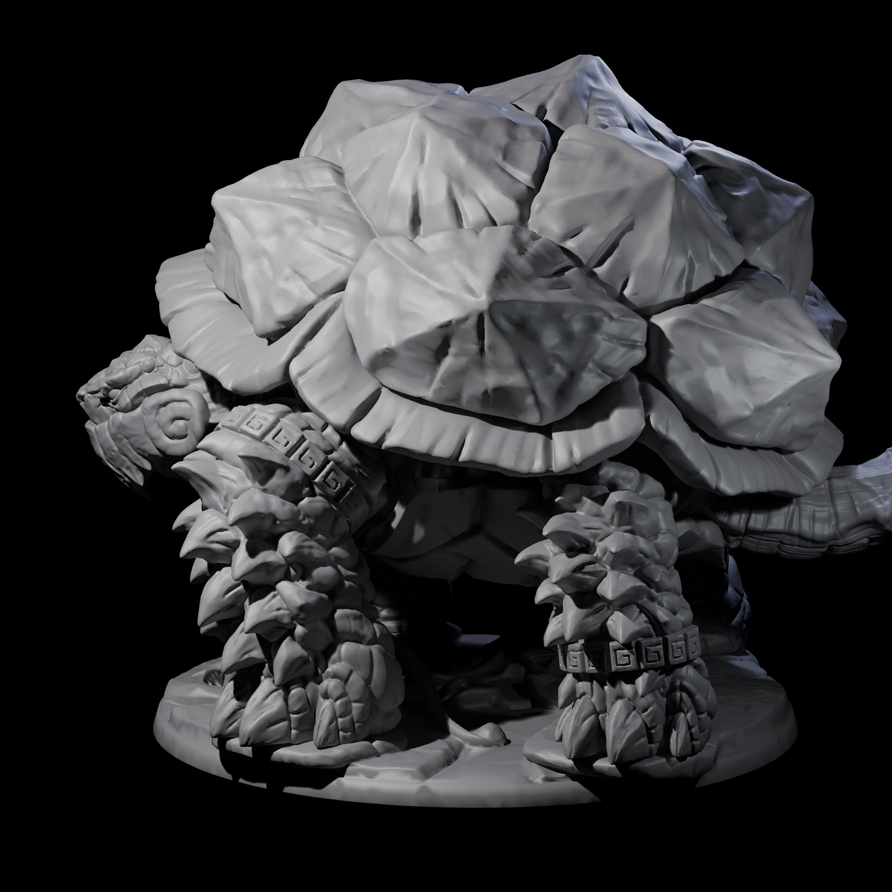 Giant Snapping Turtle Miniature for Dungeons and Dragons, Pathfinder or other TTRPGs