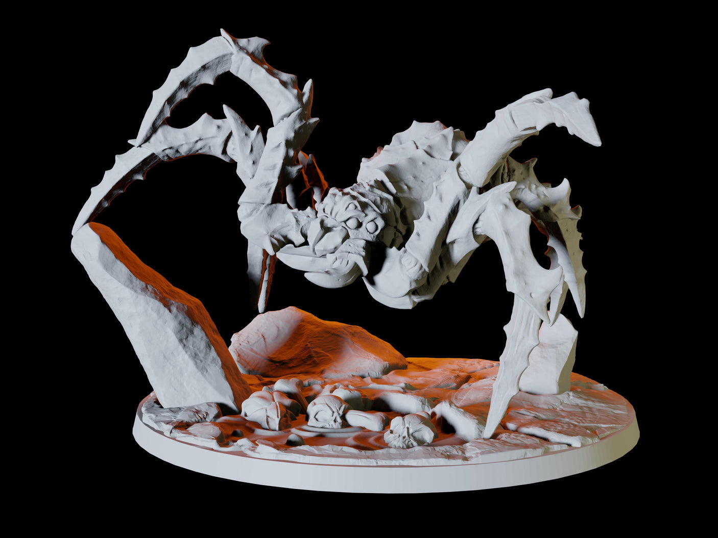 Giant Spider Miniature for Dungeons and Dragons, Pathfinder or other TTRPGs